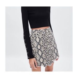 Zara trf  Collection Snake Print De…